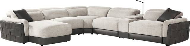 Seneca Falls Gray 6 Pc Dual Power Reclining Sectional - Thumbnail - Image 3