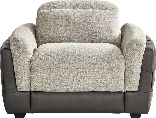 Seneca Falls Gray Dual Power Recliner - Thumbnail - Image 2