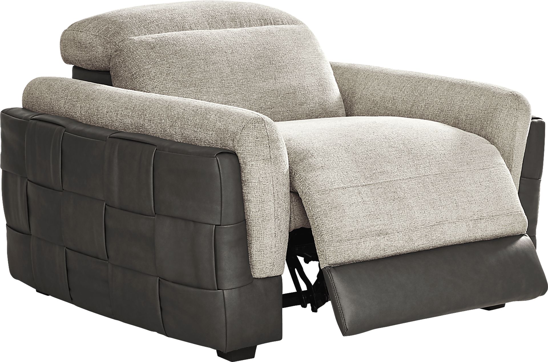 Seneca Falls Gray Dual Power Recliner - Image 1