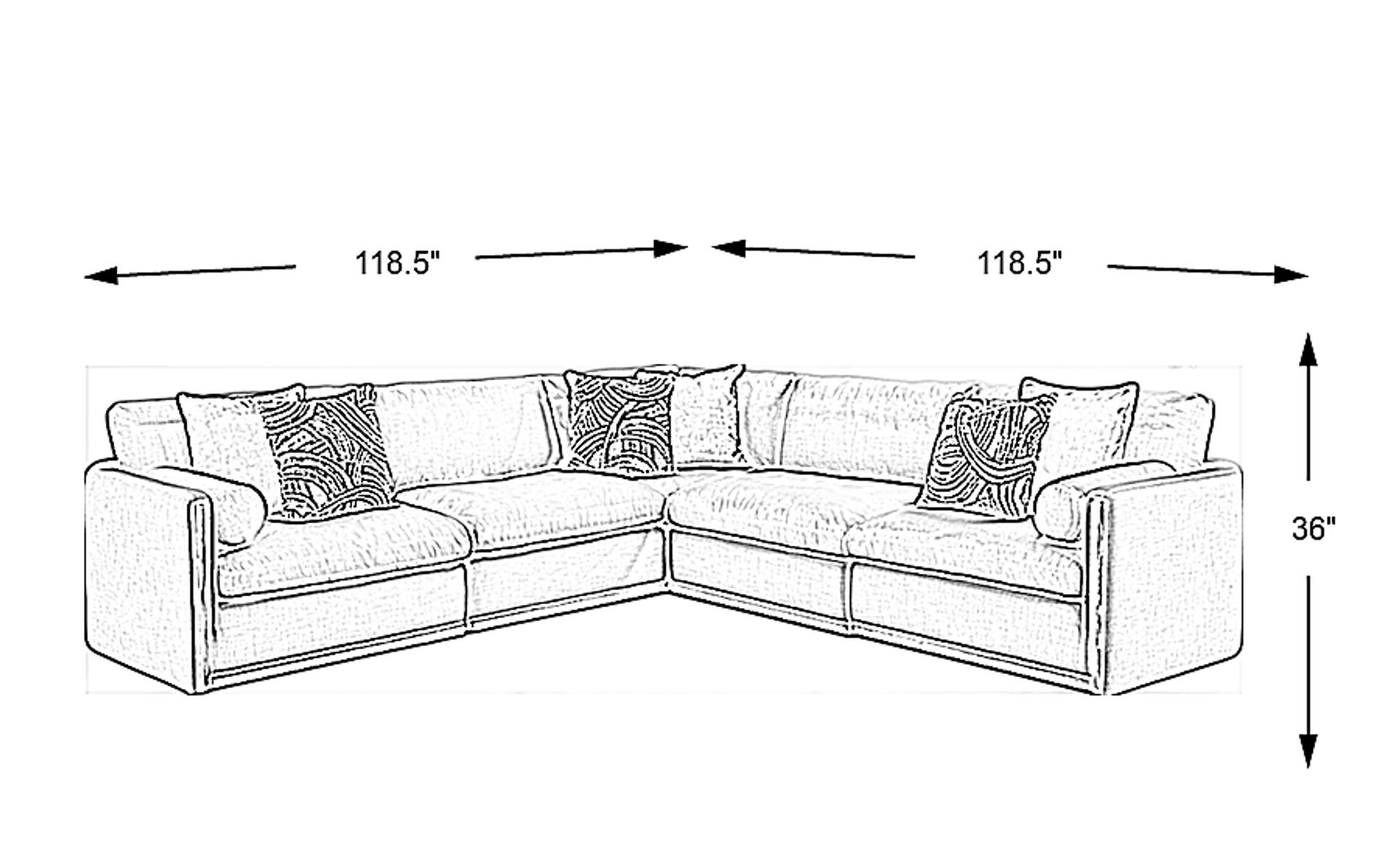 Dimension Image. Please refer to the Dimension Tab on this page for dimension details.