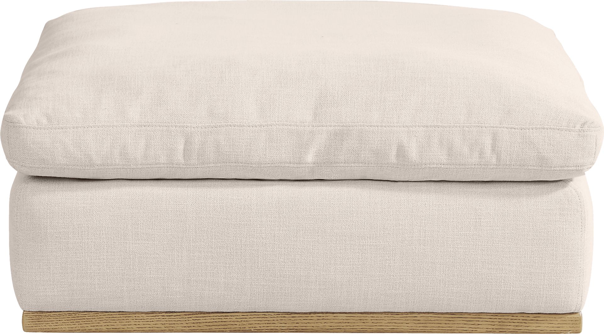 Seneca Point Linen Bumper Ottoman - Image 2