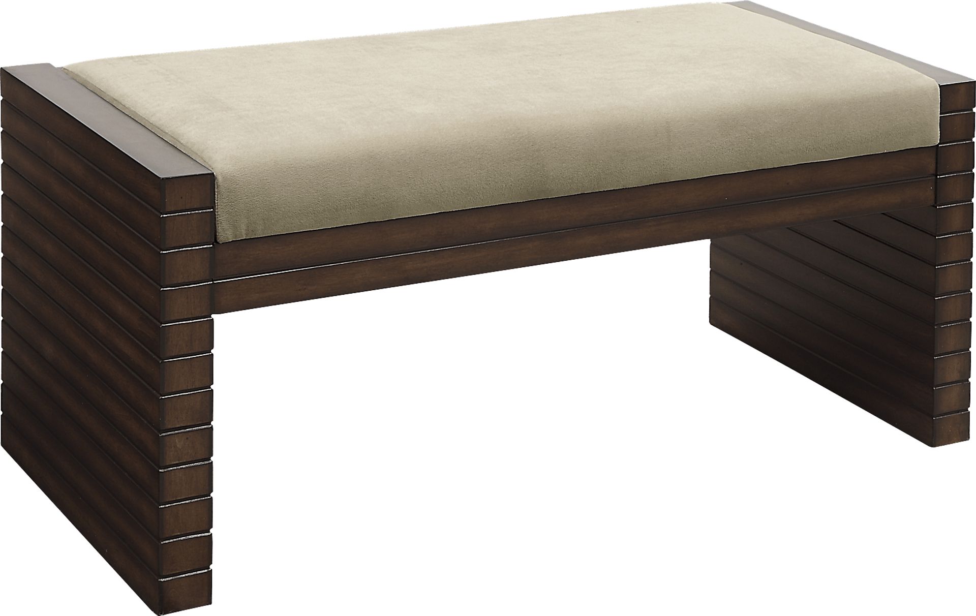 Senna Oatmeal Accent Bench - Image 1