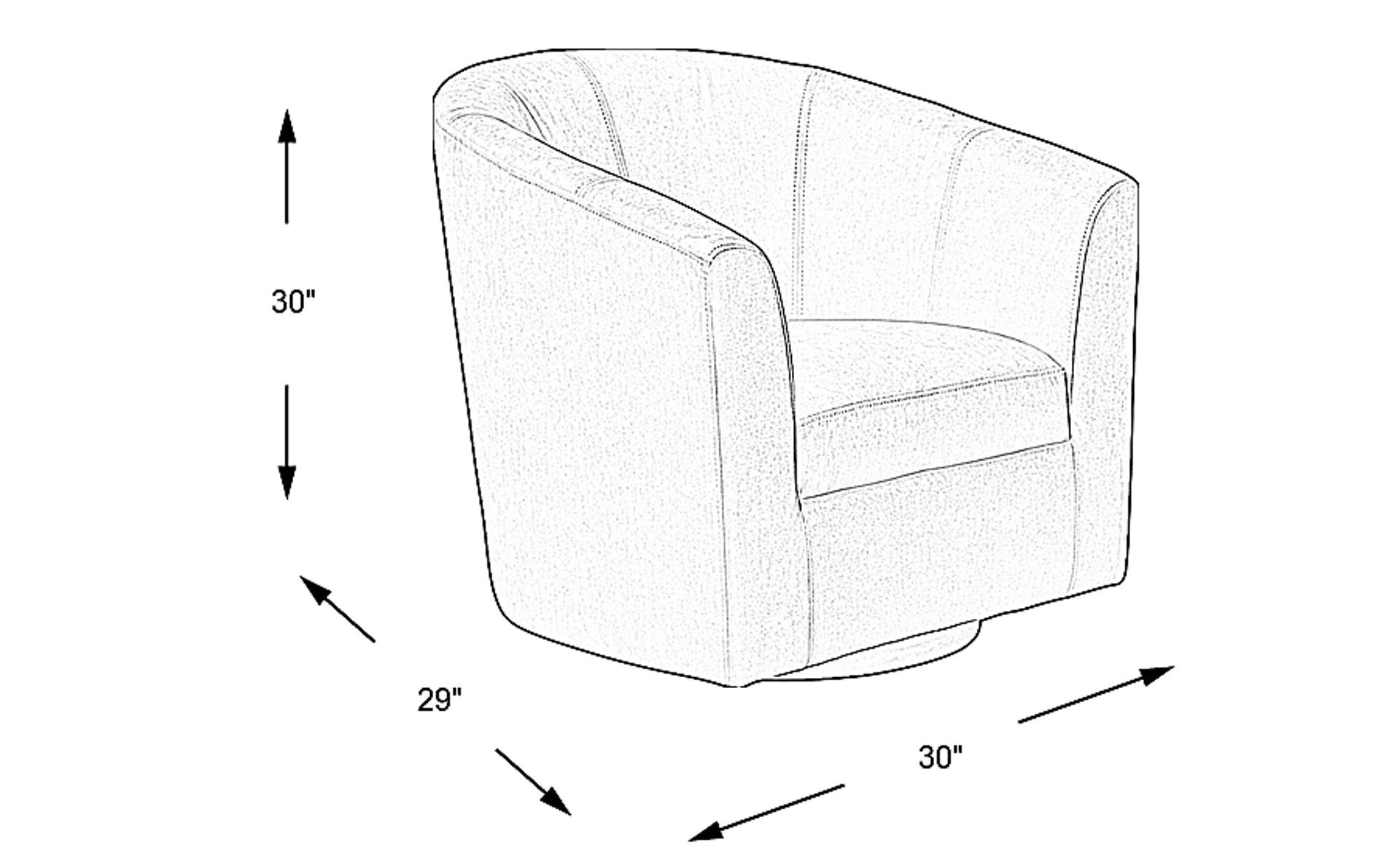 Dimension Image. Please refer to the Dimension Tab on this page for dimension details.
