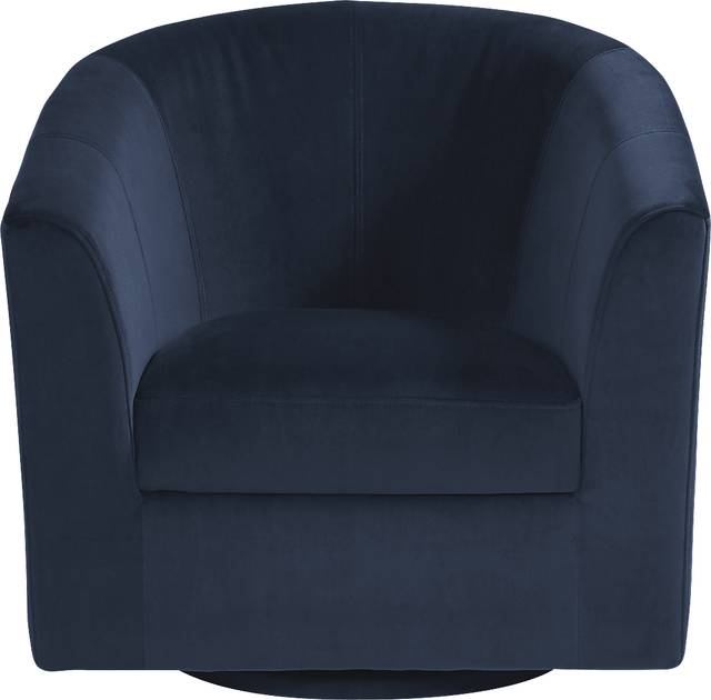 Sentosa Navy Accent Swivel Chair - Thumbnail - Image 2