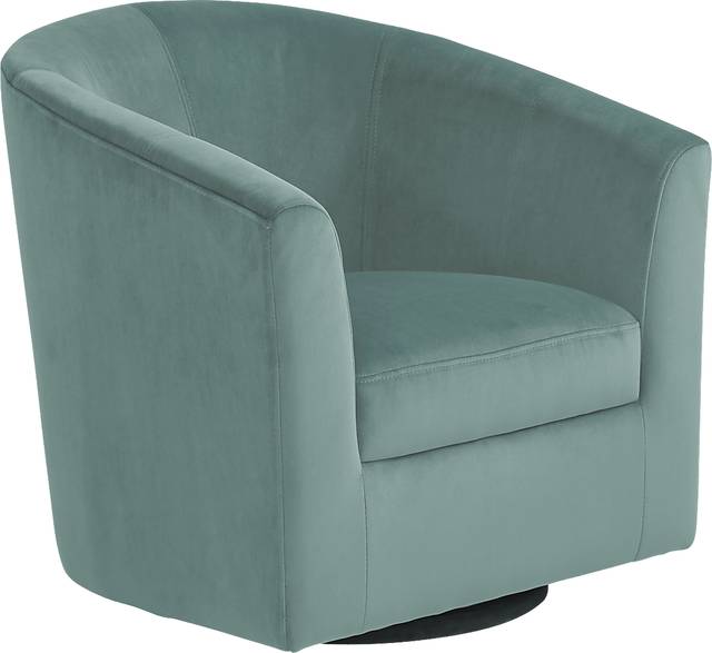 Sentosa Seafoam Accent Swivel Chair - Thumbnail - Image 1