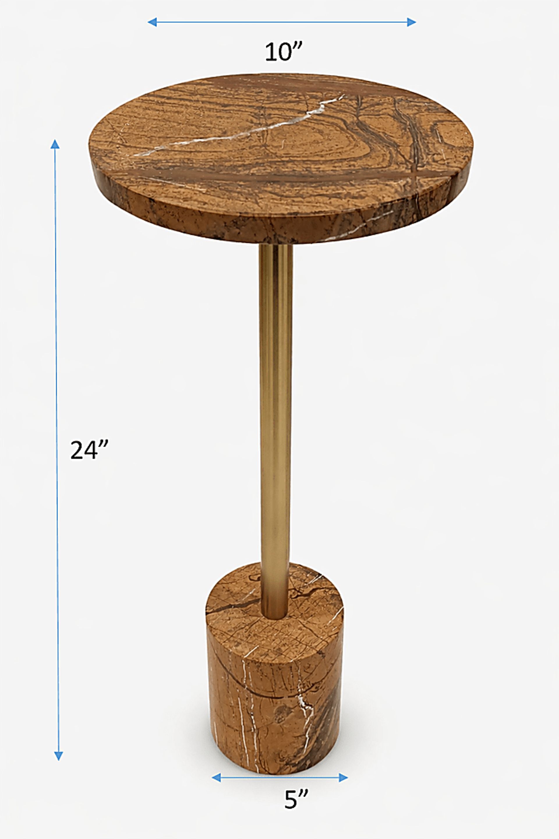Senzim Gold Accent Table - Image 8