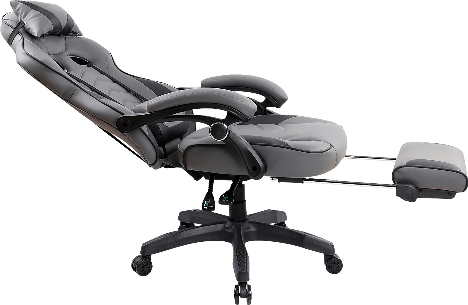 Seoce Gray/Black Gaming Chair - Image 7