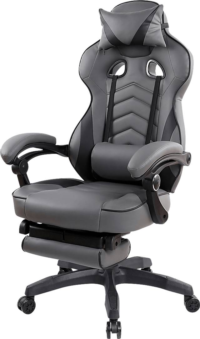 Seoce Gray/Black Gaming Chair - Thumbnail - Image 8