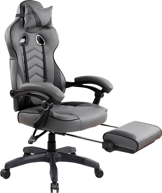 Seoce Gray/Black Gaming Chair - Thumbnail - Image 9