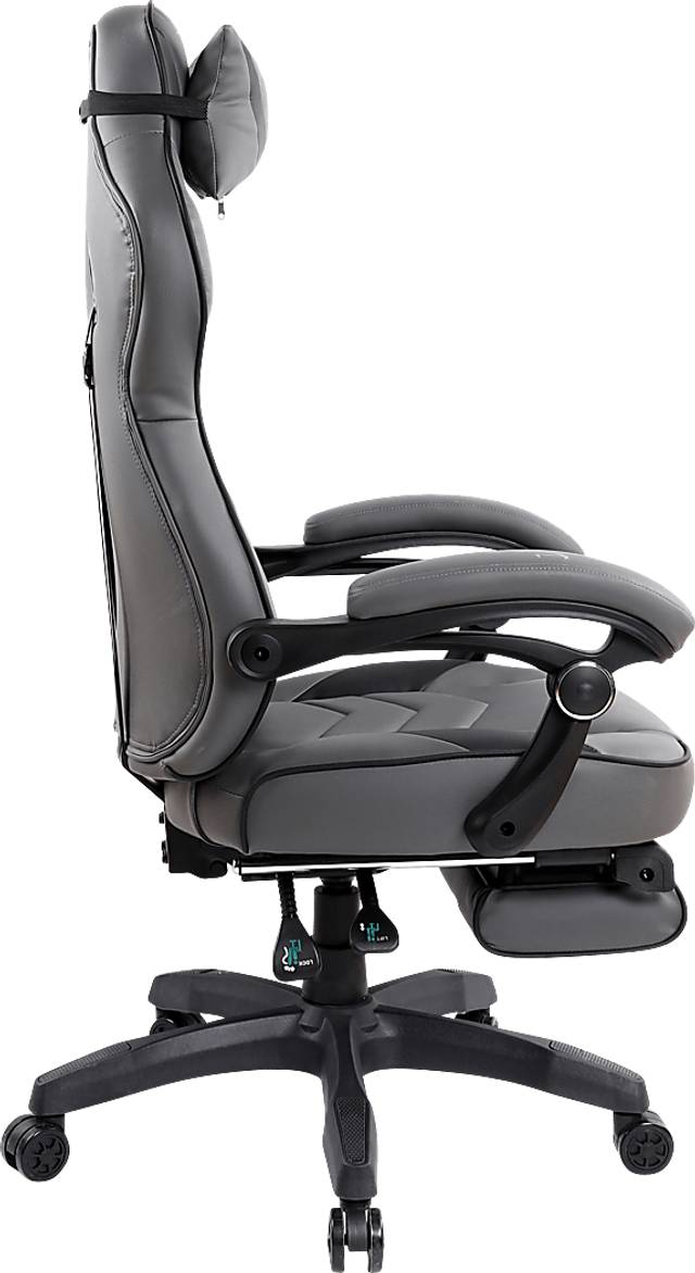 Seoce Gray/Black Gaming Chair - Thumbnail - Image 10