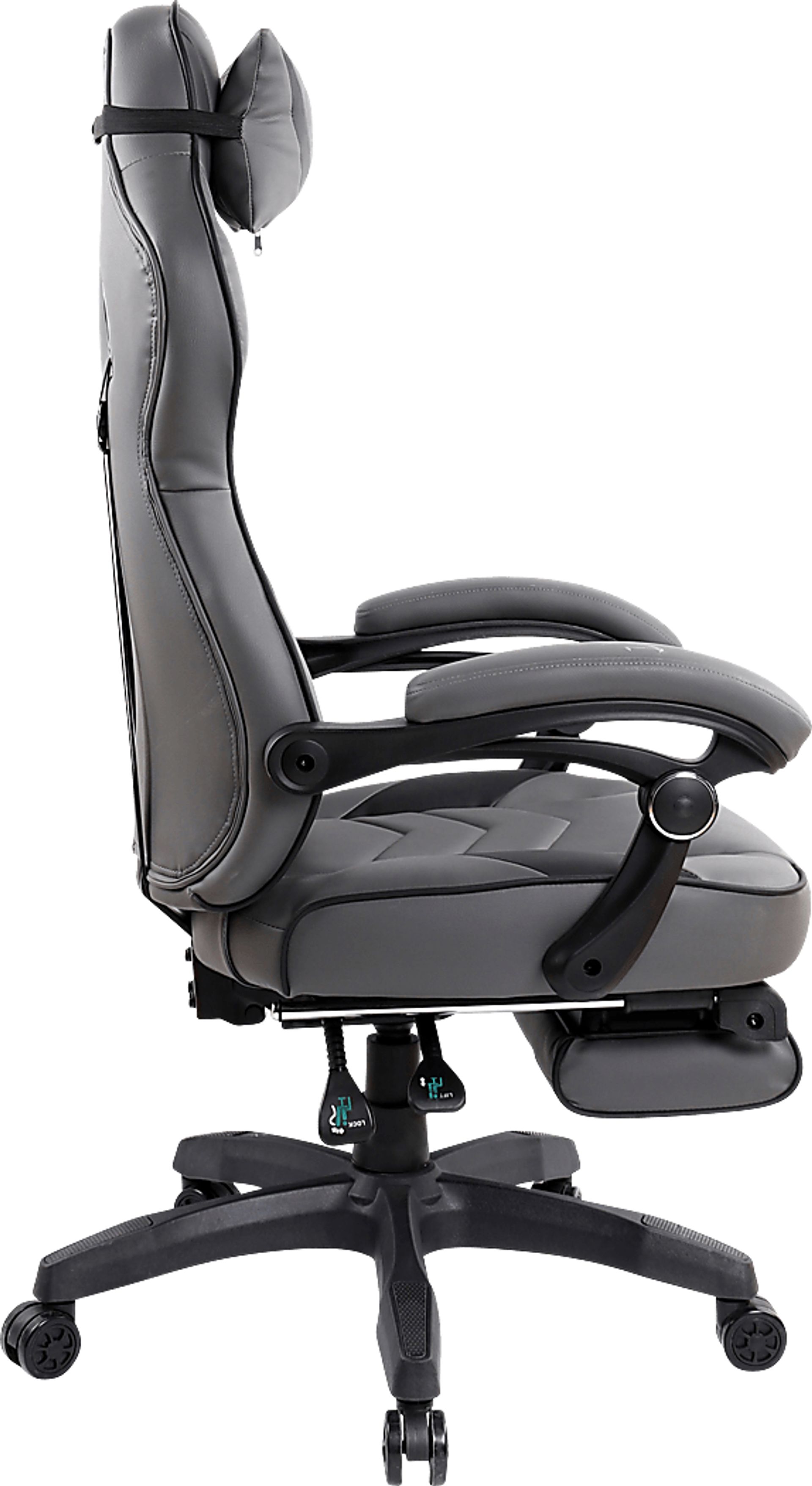 Seoce Gray/Black Gaming Chair - Image 10
