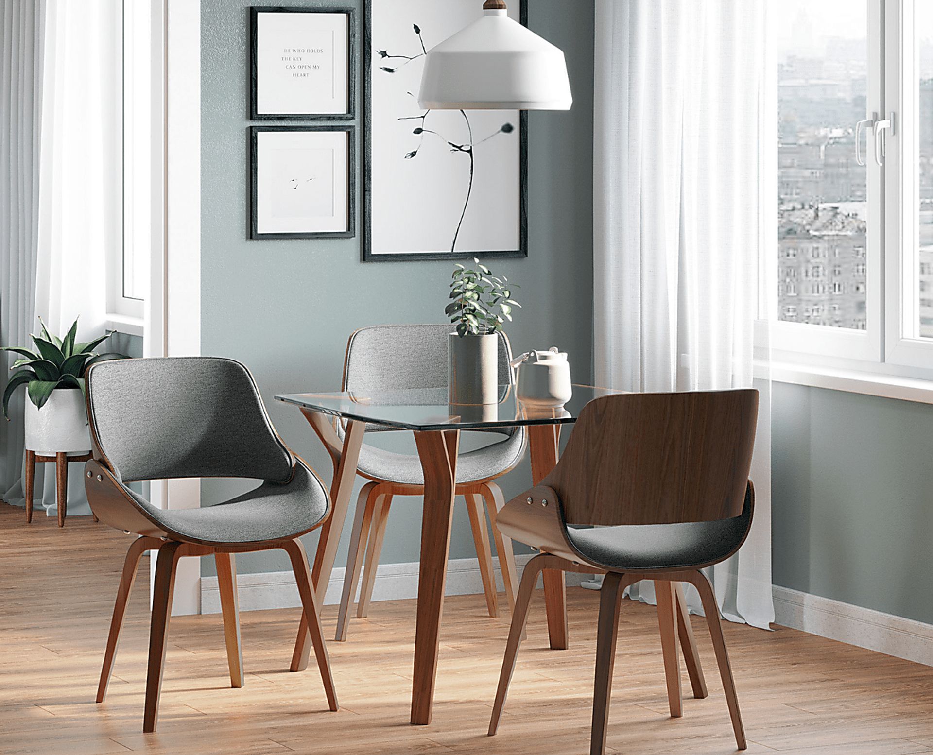 Seracedar Gray Dining Chair, Set of 2 - Image 4