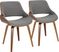 Seracedar Gray Dining Chair, Set of 2