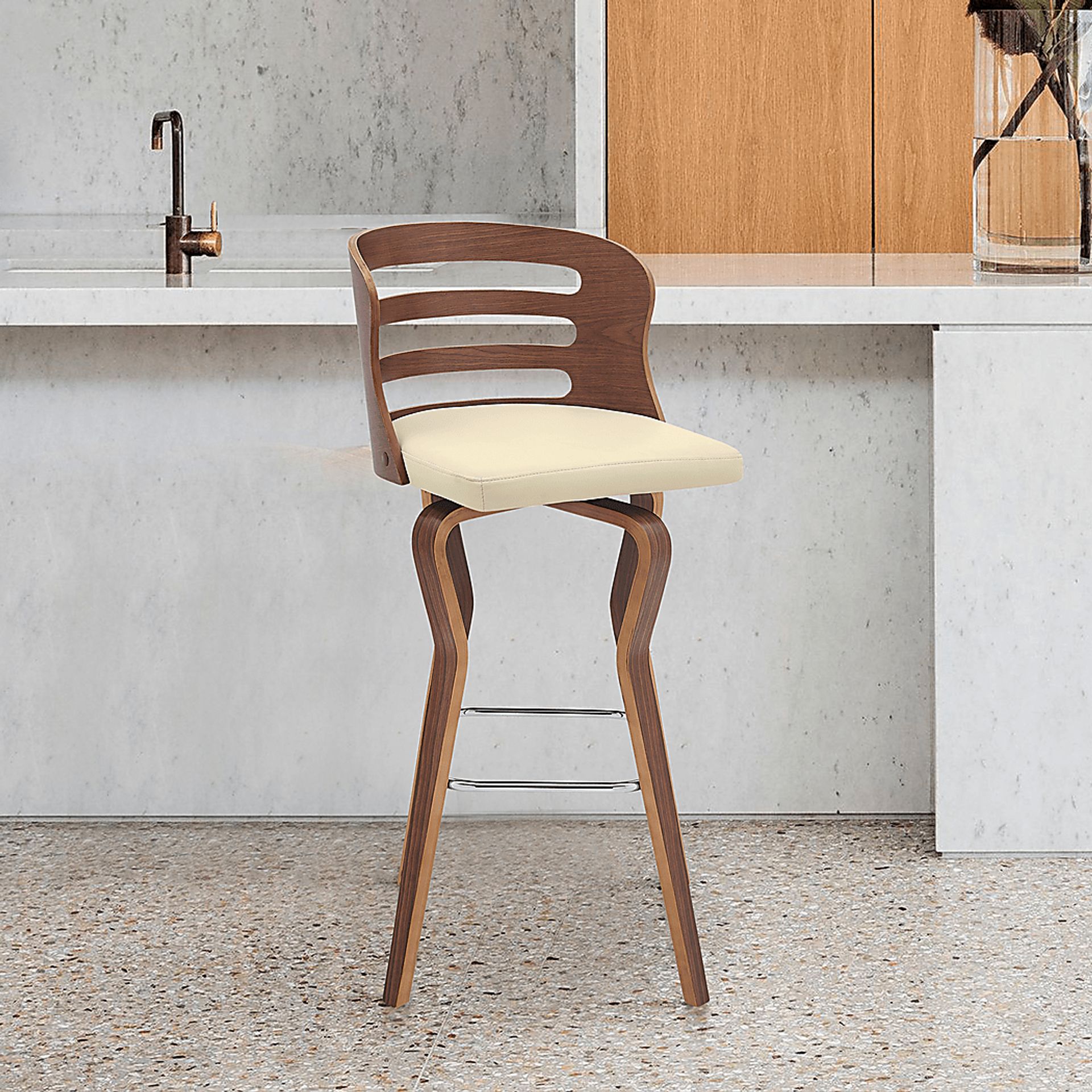 Serave Cream Barstool - Image 8