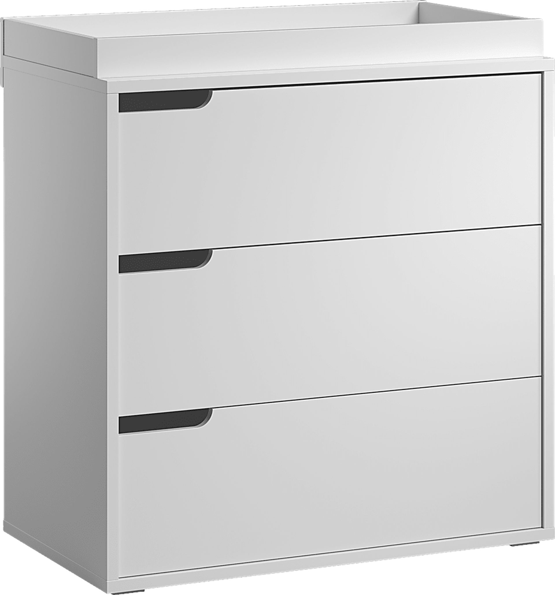 Serchio White Dresser and Changing Topper - Image 1