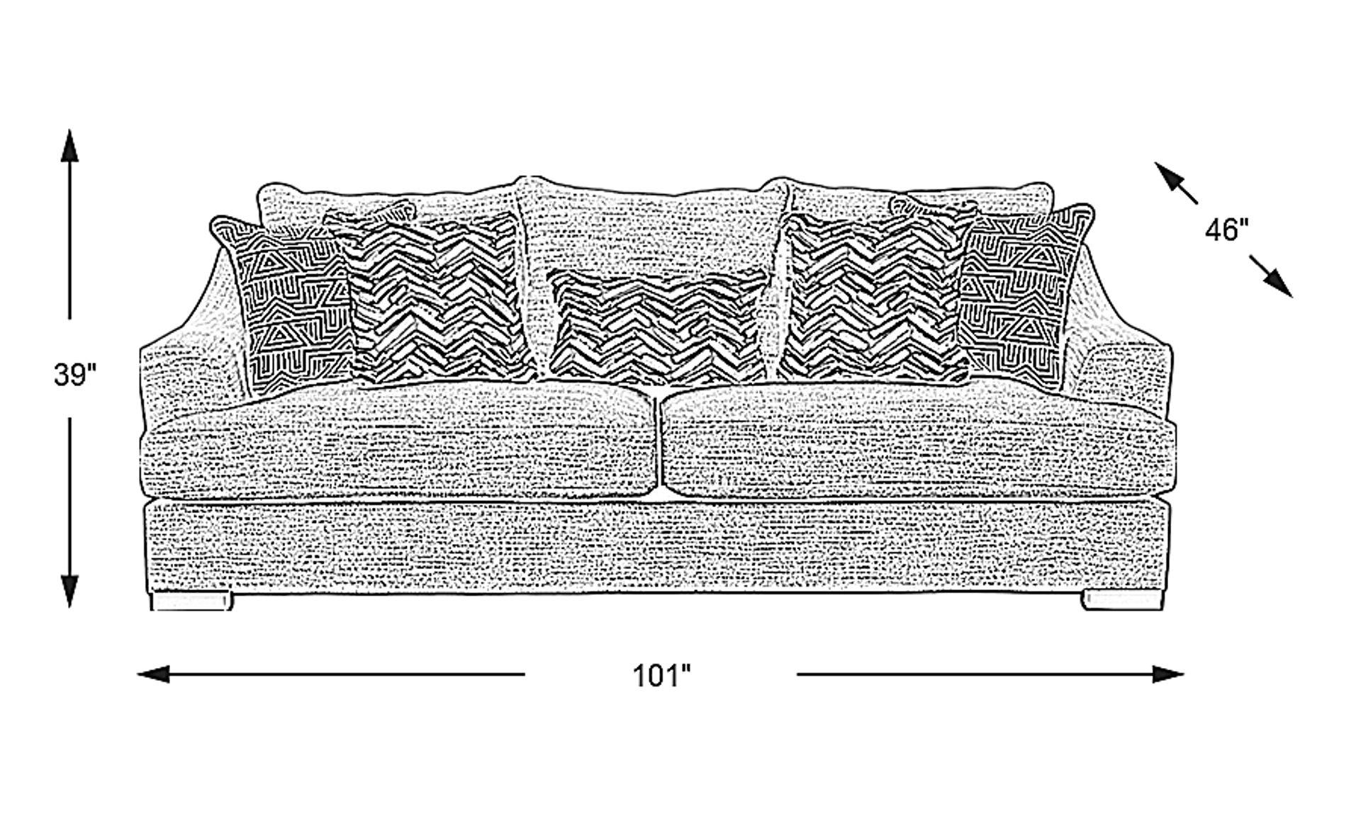 Dimension Image. Please refer to the Dimension Tab on this page for dimension details.