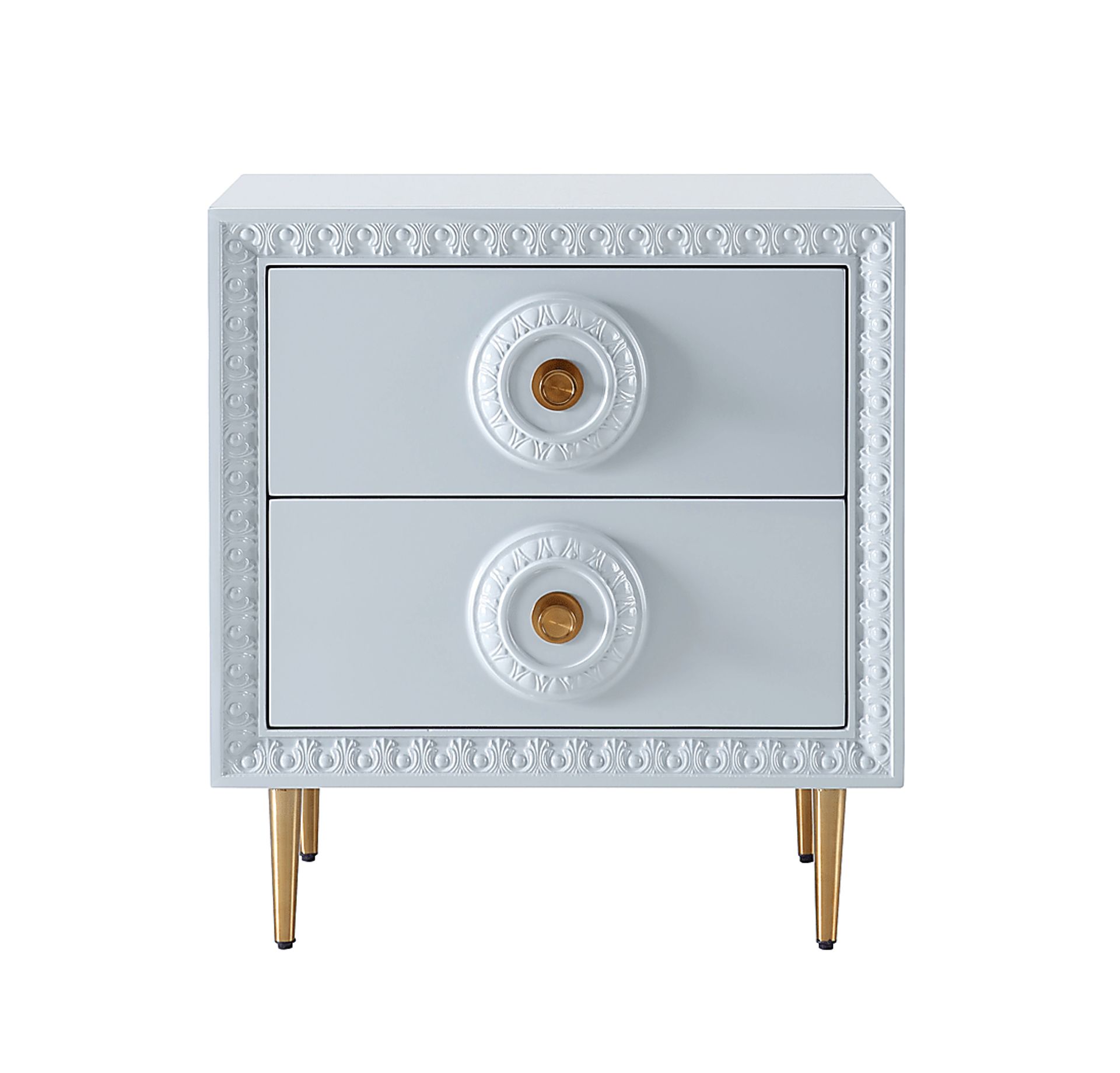 Serenair Gray Nightstand - Image 2