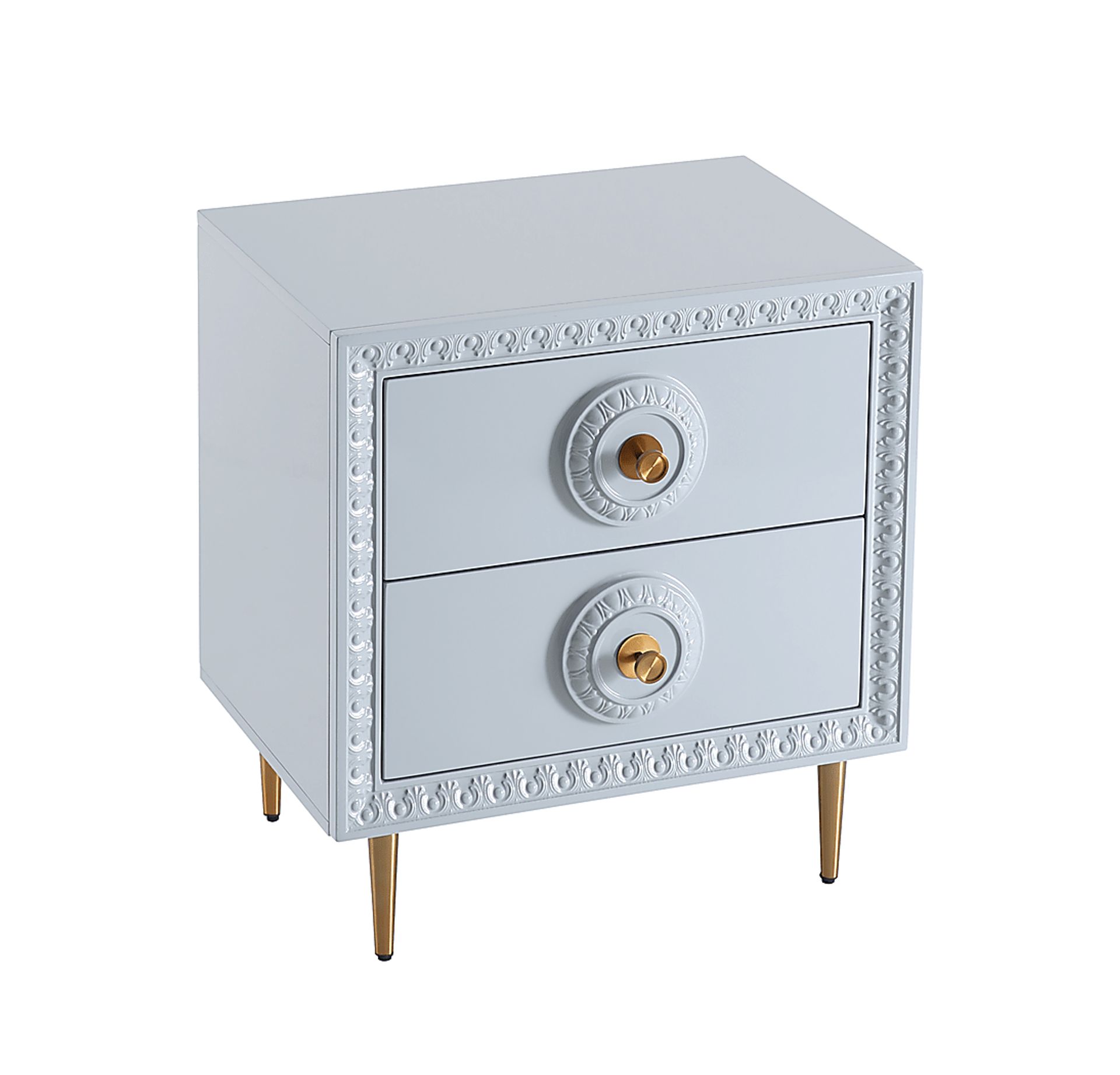 Serenair Gray Nightstand - Image 3