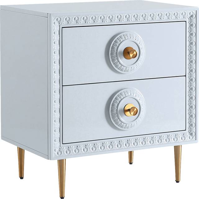 Serenair Gray Nightstand - Thumbnail - Image 1