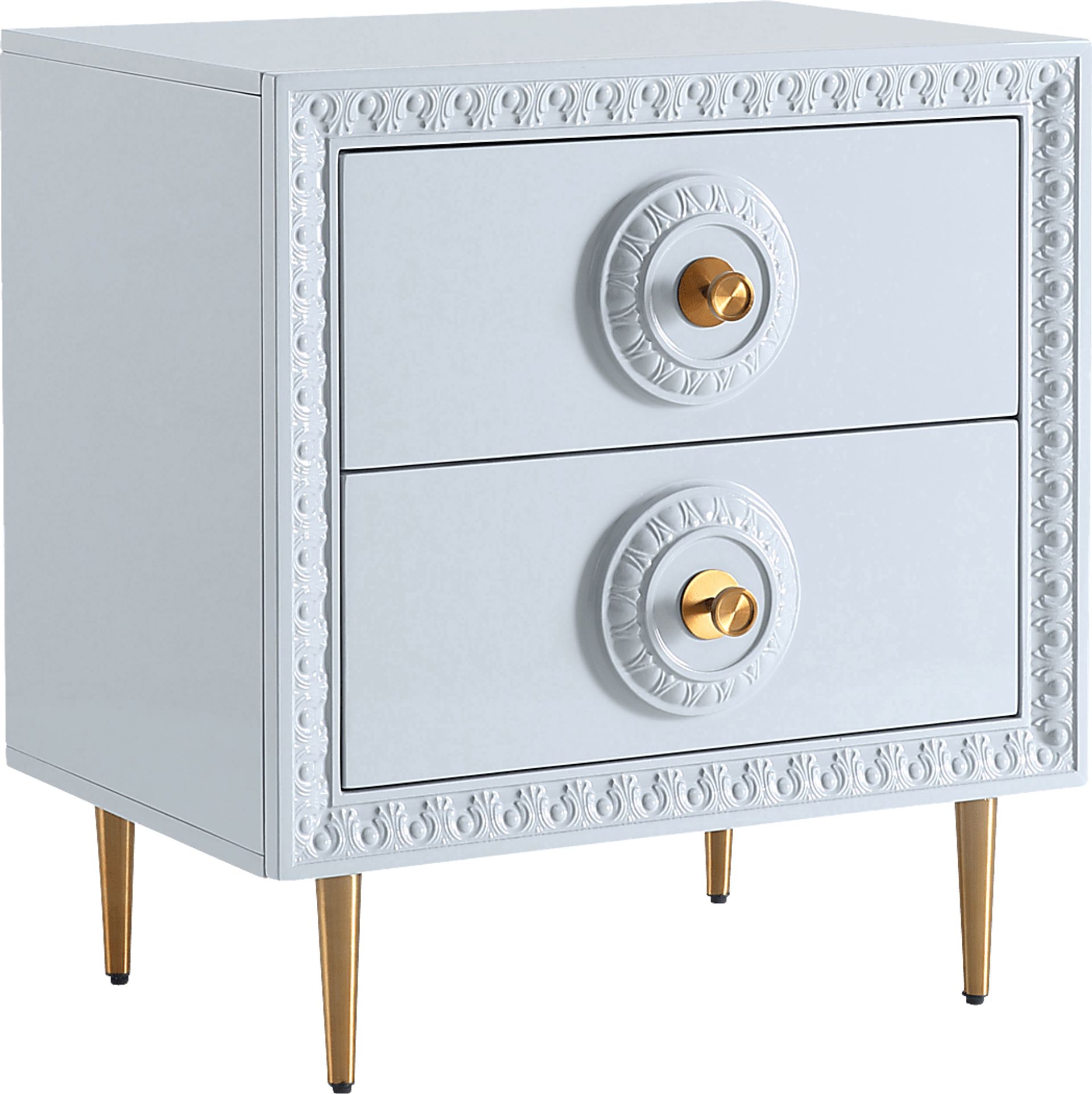 Serenair Gray Nightstand - Image 1