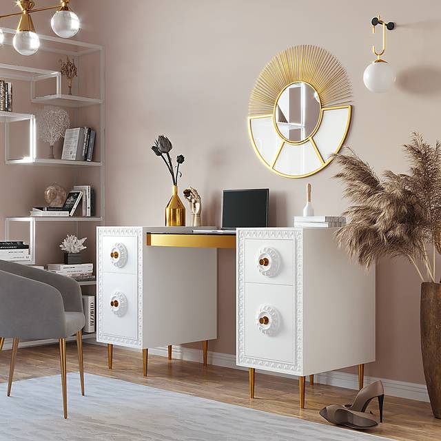 Serenair White Desk - Thumbnail - Image 8