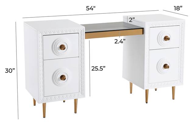 Serenair White Desk - Thumbnail - Image 10