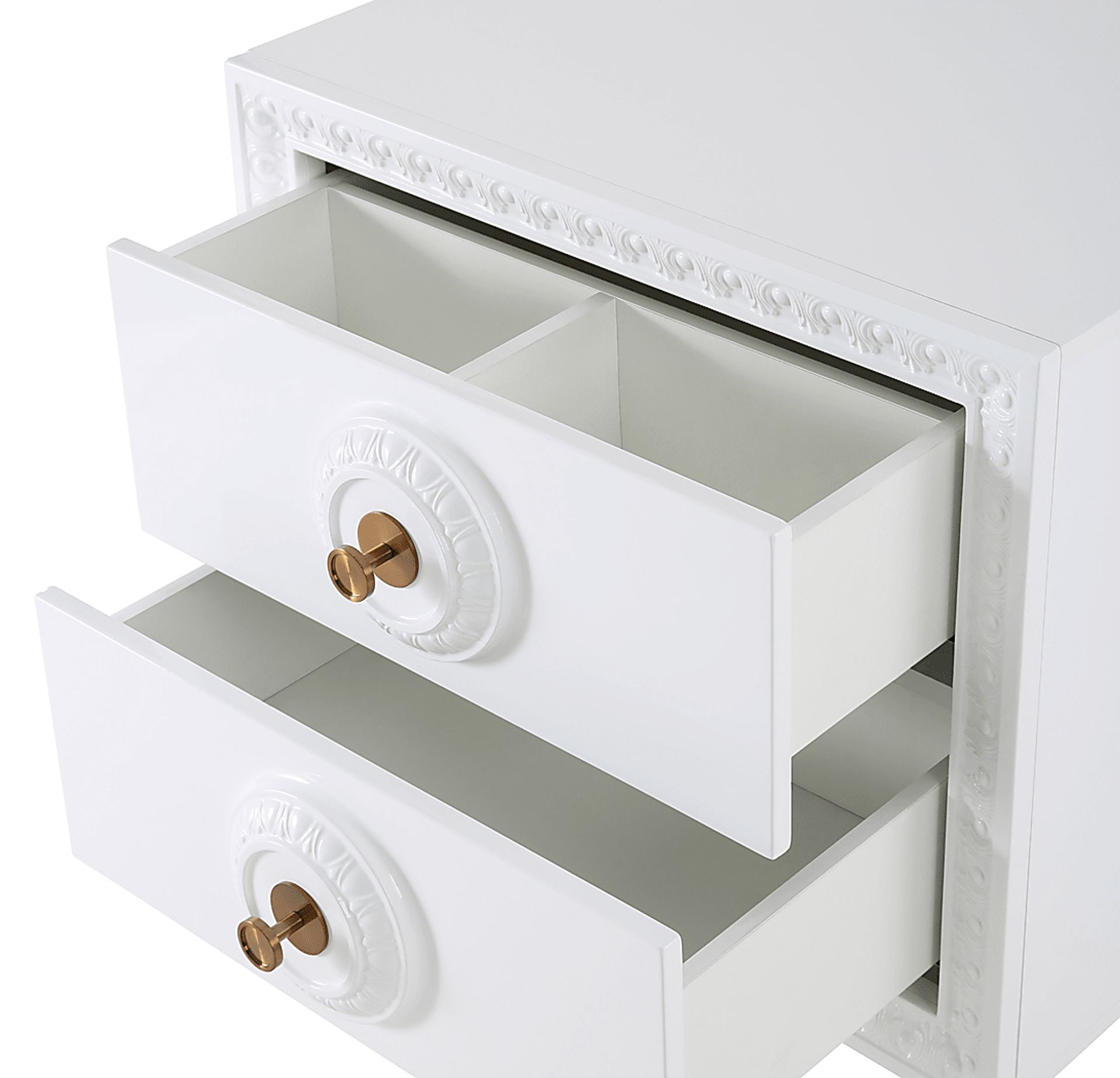 Serenair White Nightstand - Image 7