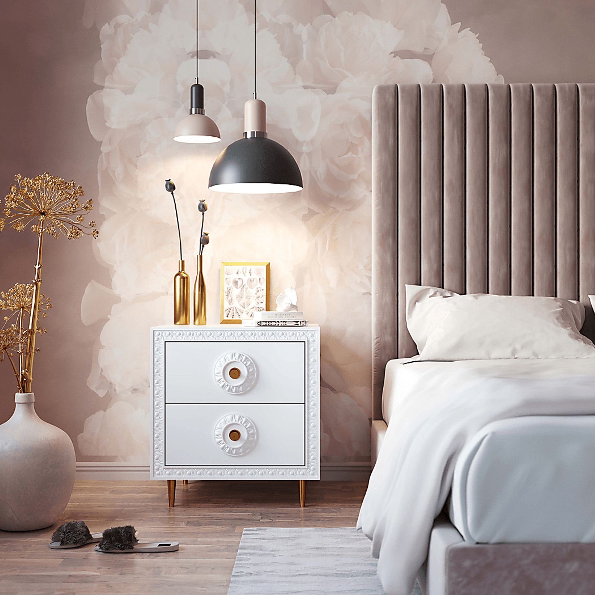 Serenair White Nightstand - Image 8