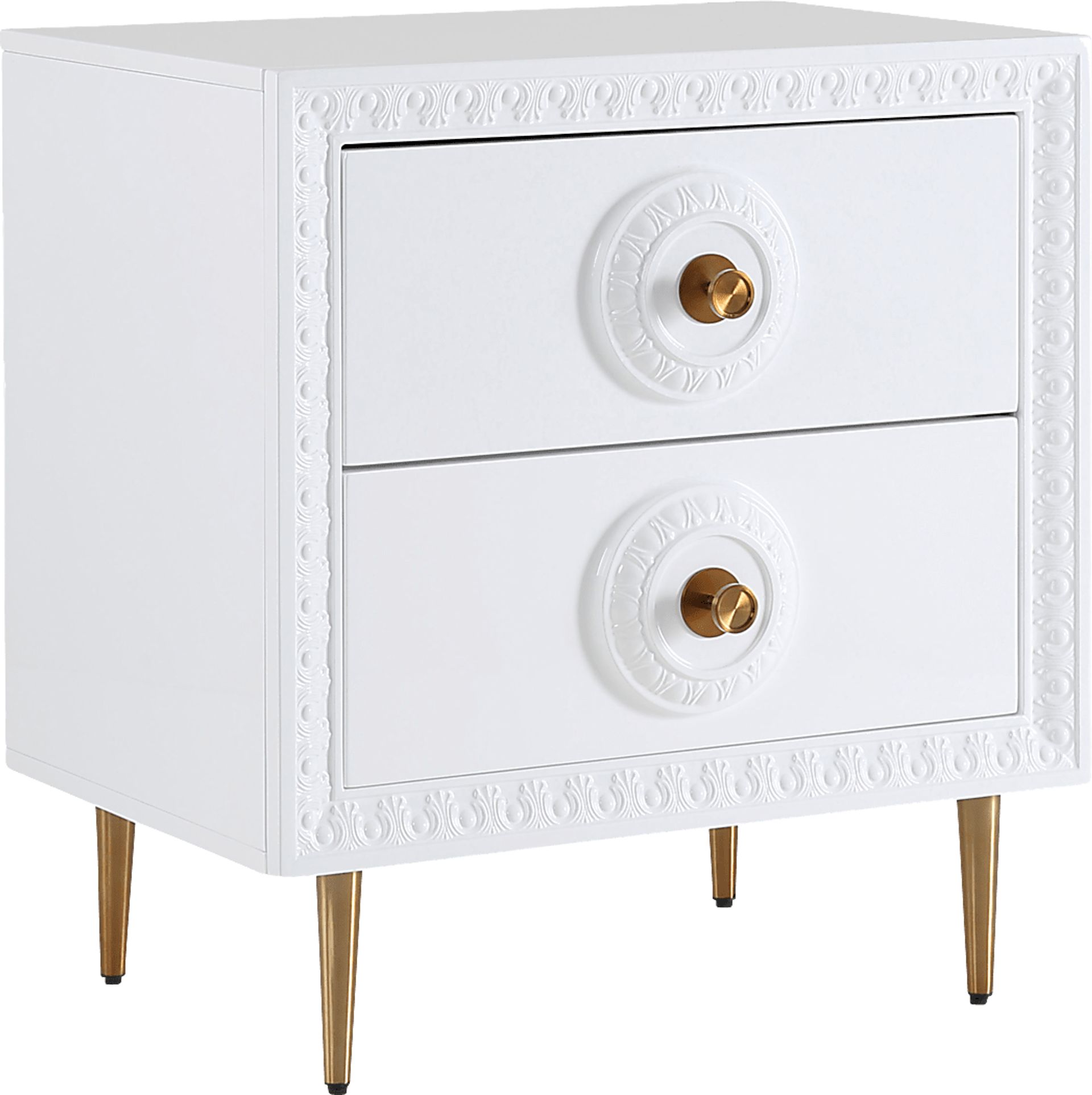 Serenair White Nightstand - Image 1