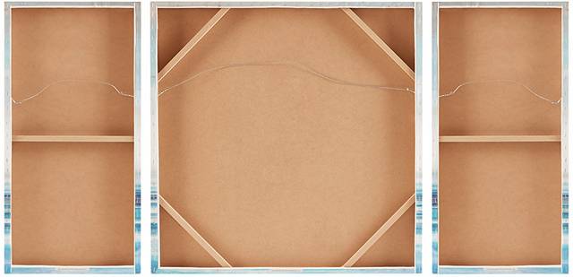 Serene Waters Blue Artwork, Set of 3 - Thumbnail - Image 3