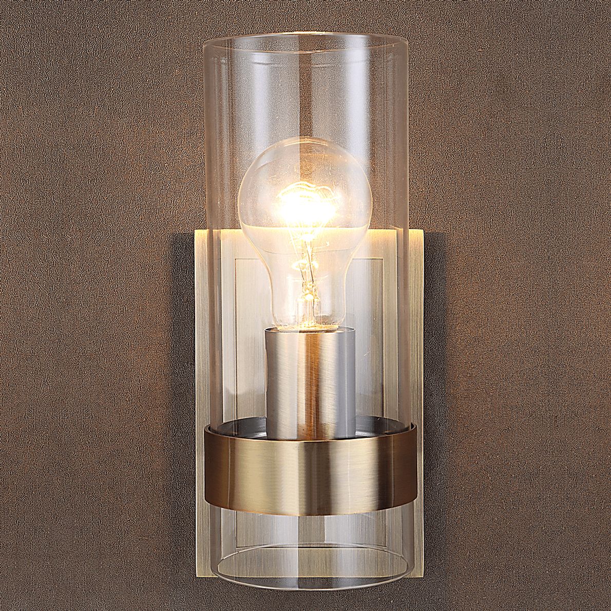 Serenity Reef Brass Sconce
