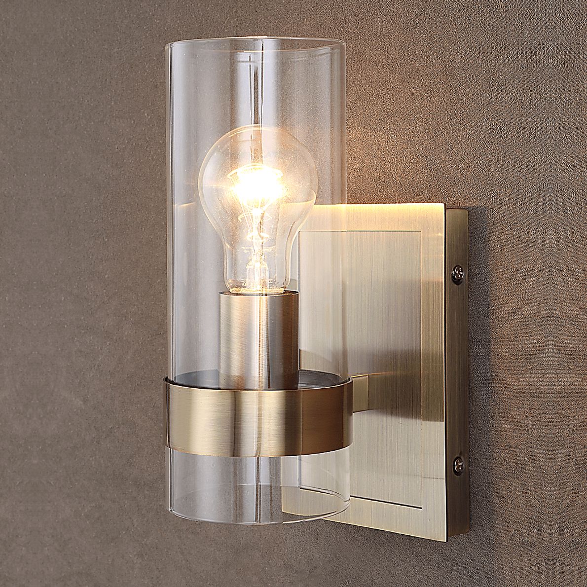 Serenity Reef Brass Sconce