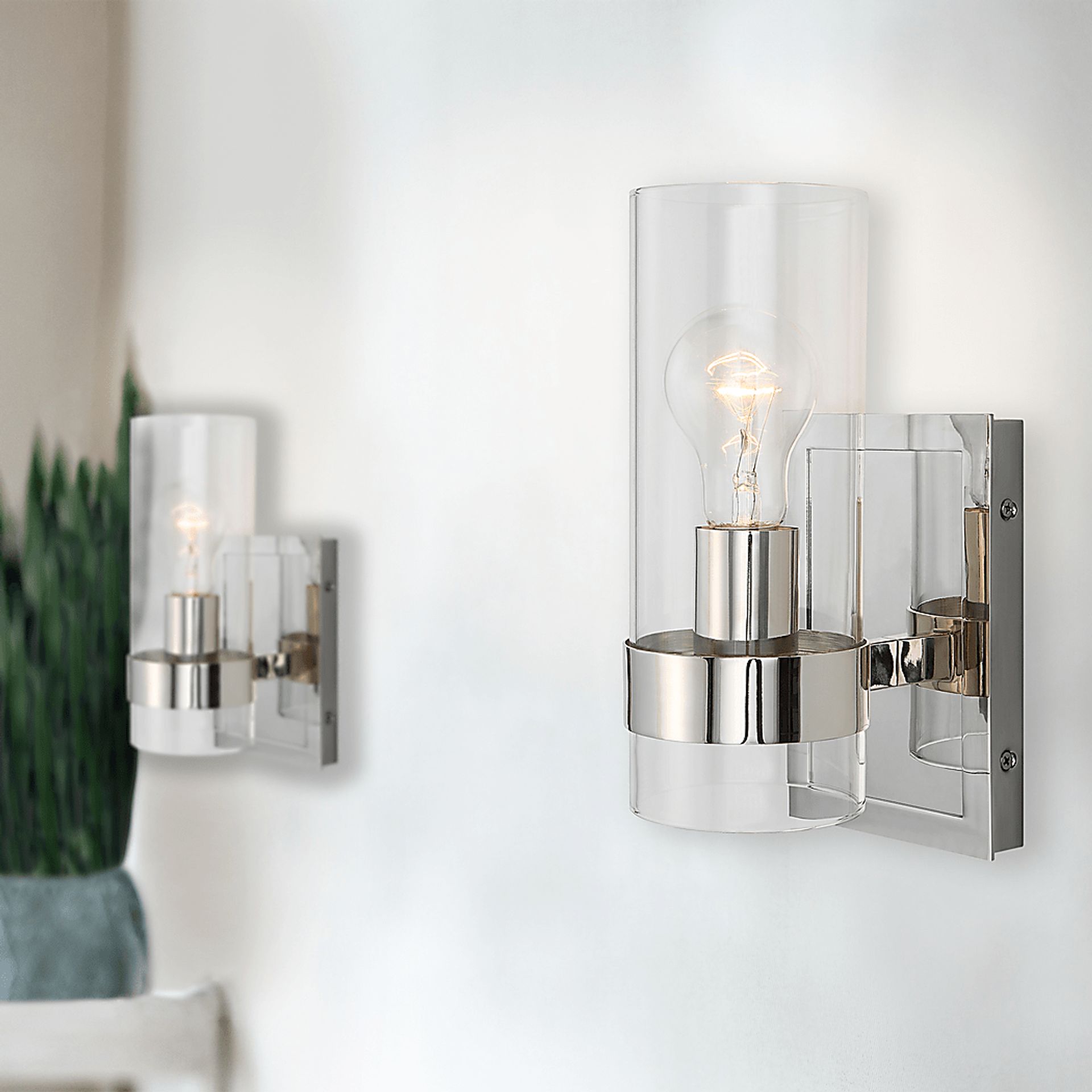 Serenity Reef Nickel Sconce - Image 2