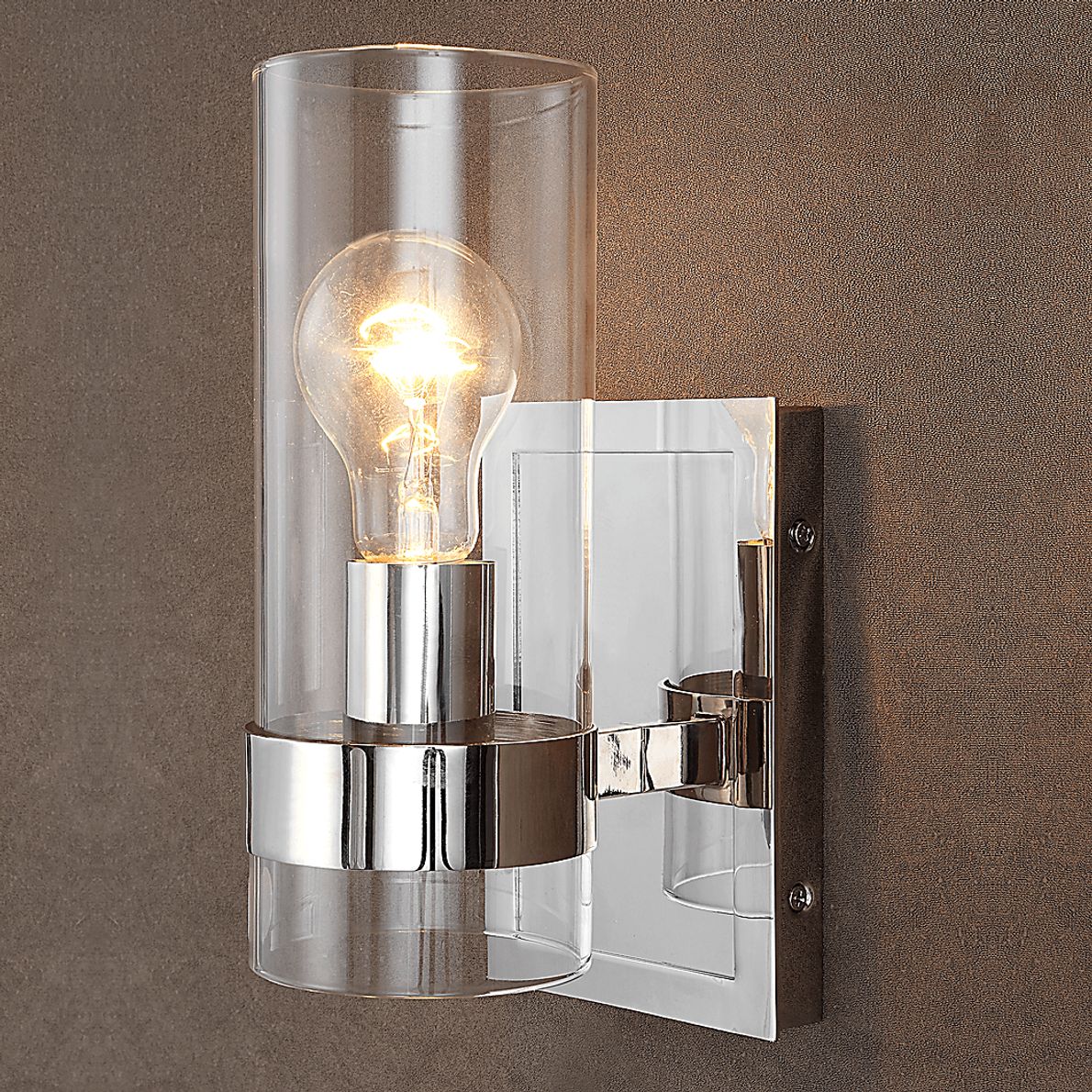 Serenity Reef Nickel Sconce