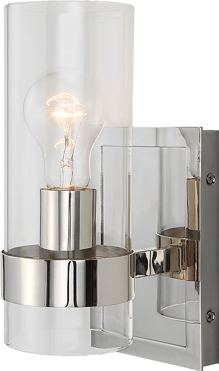 Serenity Reef Nickel Sconce