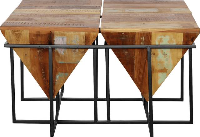 Serlio Brown Square Cocktail Table - Thumbnail - Image 3