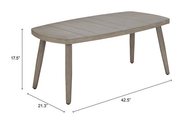 Serrata Brown Cocktail Table - Thumbnail - Image 2