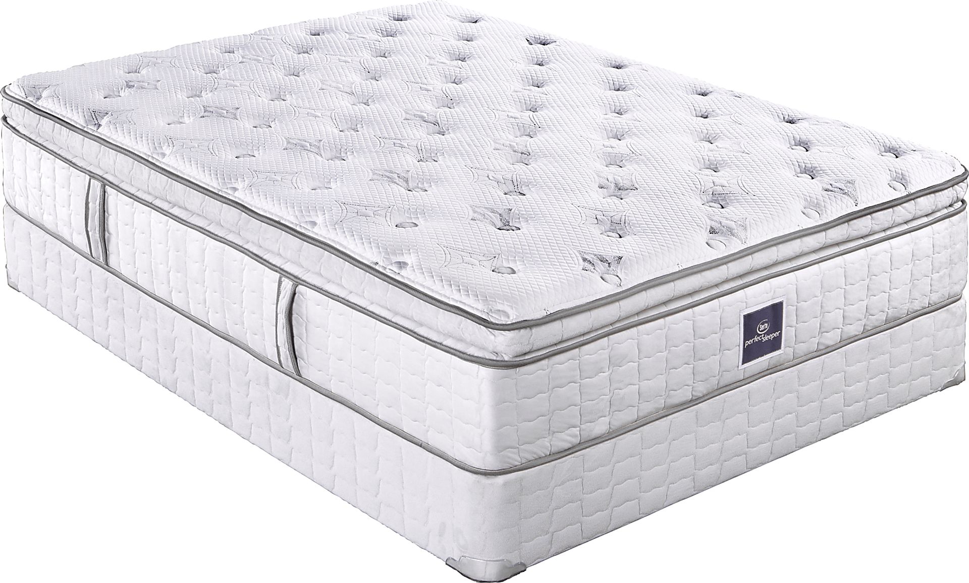 Serta Augustine King Low Profile Mattress Set - Image 1