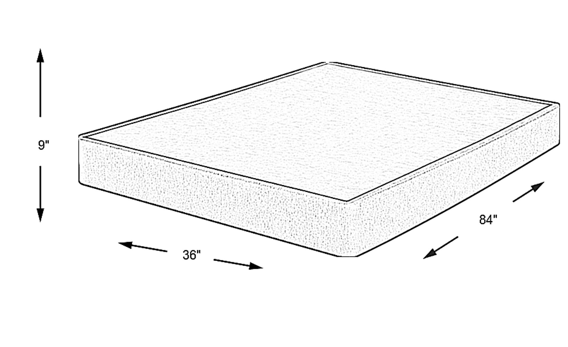 Dimension Image. Please refer to the Dimension Tab on this page for dimension details.