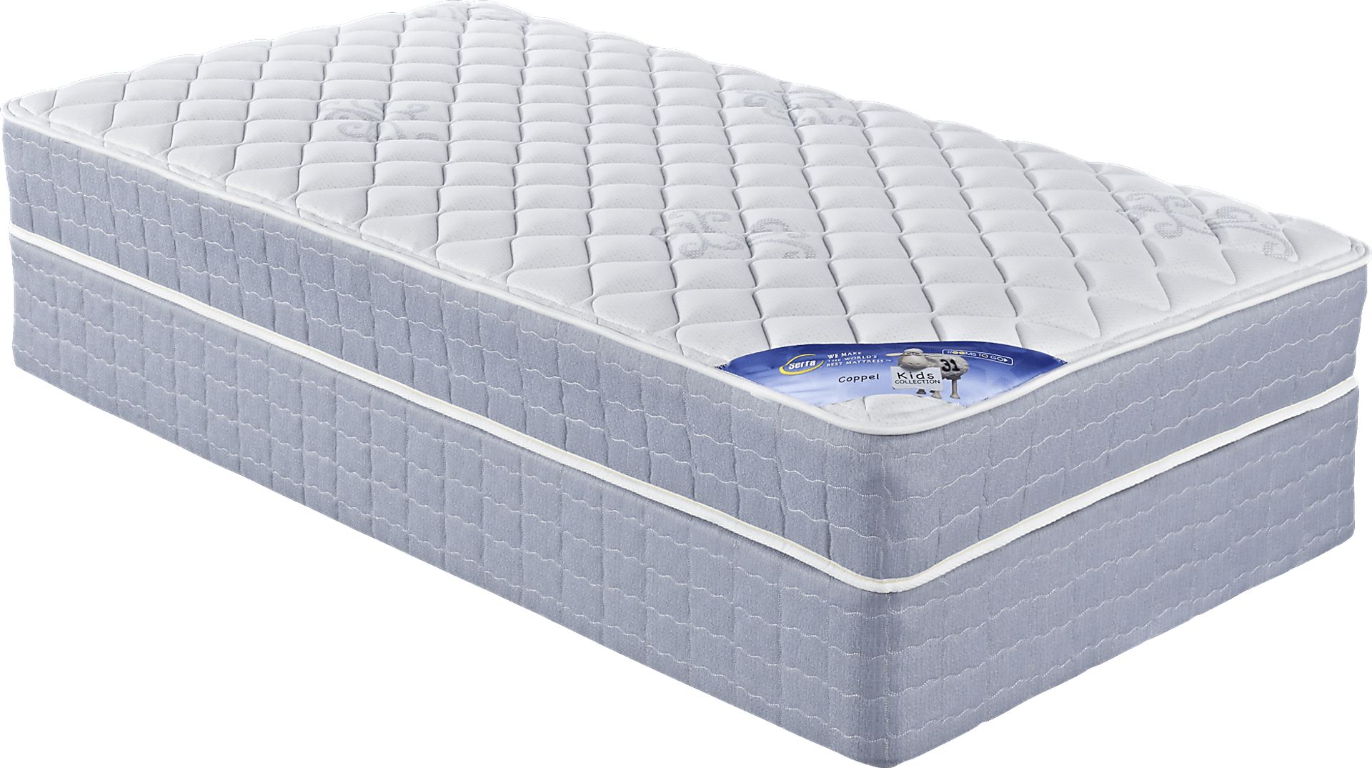 Serta Coppel Low Profile Full Mattress Set - Image 1