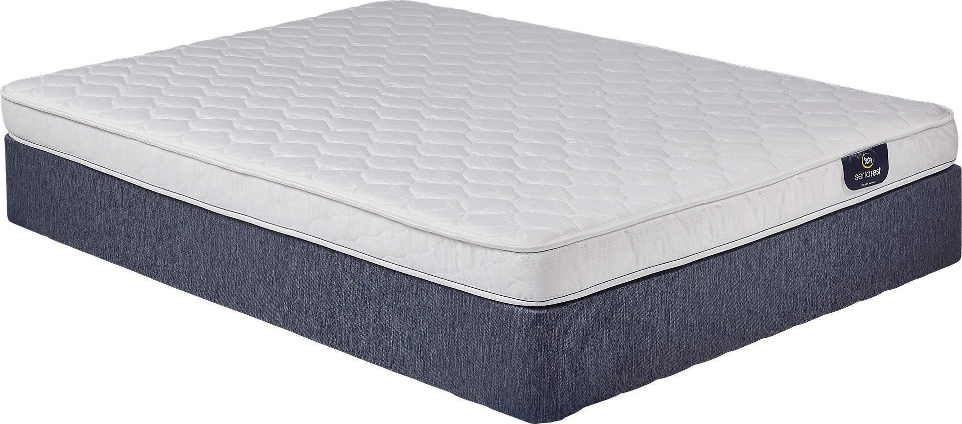 Serta Davenbury Low Profile Full Mattress Set - Image 1