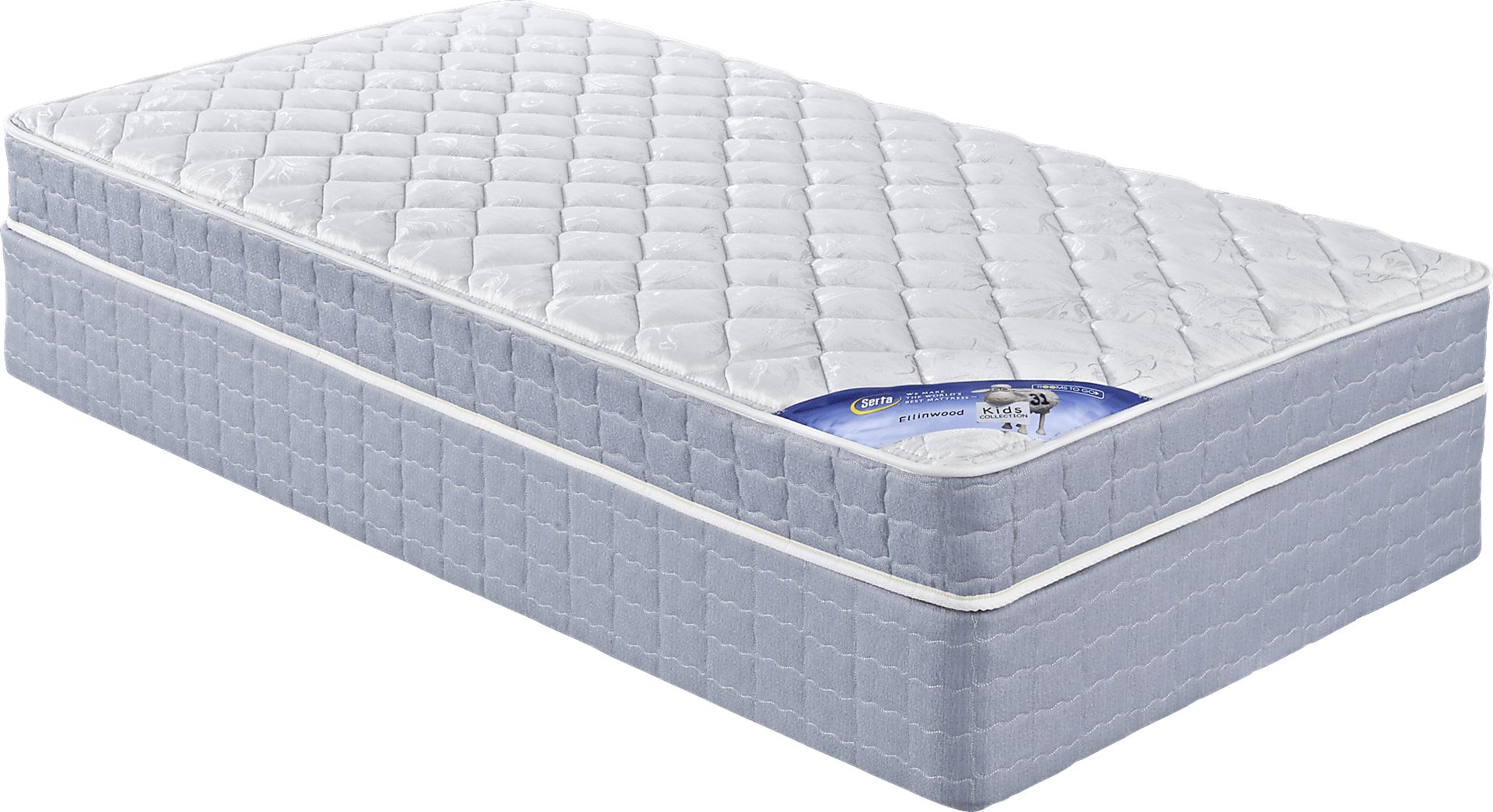 Serta Ellinwood Low Profile Full Mattress Set - Image 1
