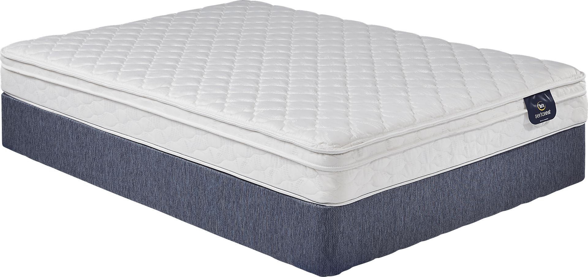 Serta Elmont Low Profile Full Mattress Set - Image 1