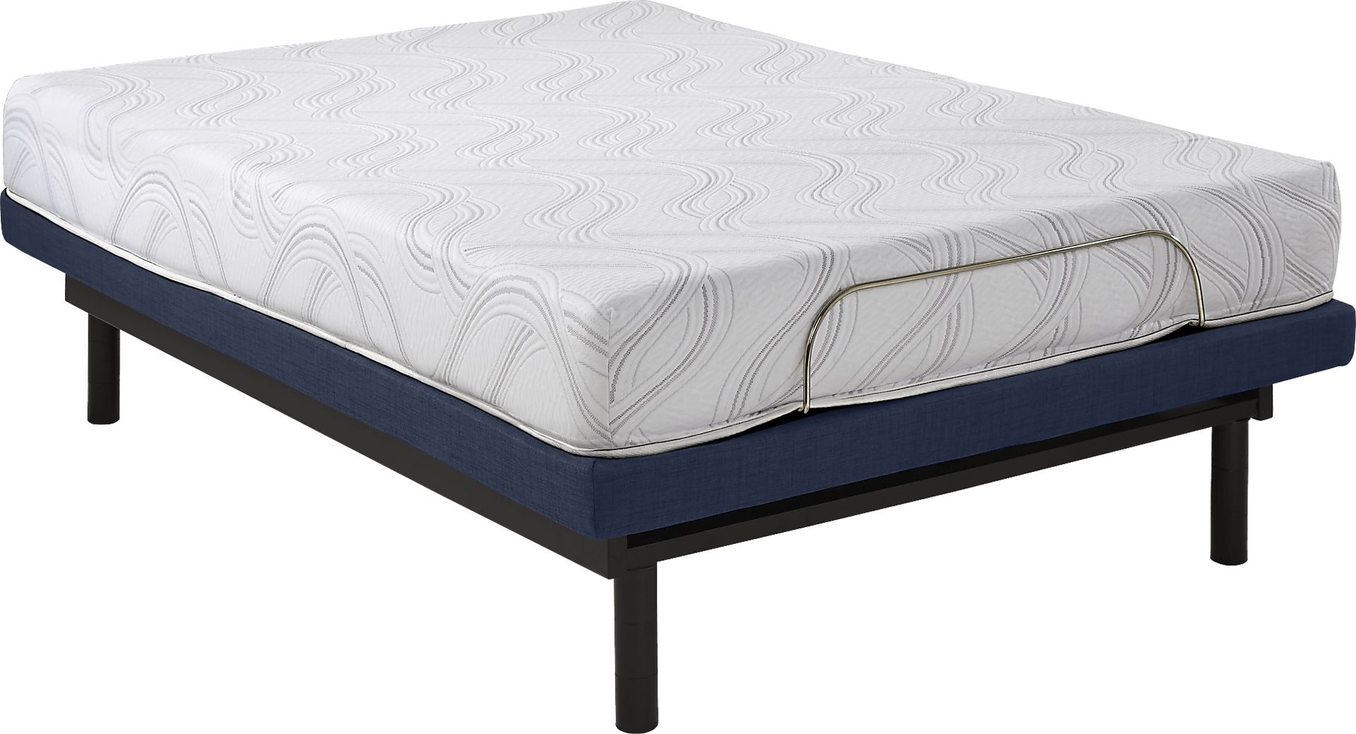 Serta Grandbury Queen Mattress with Motion Essentials Adjustable Lifestyle Base - Image 2