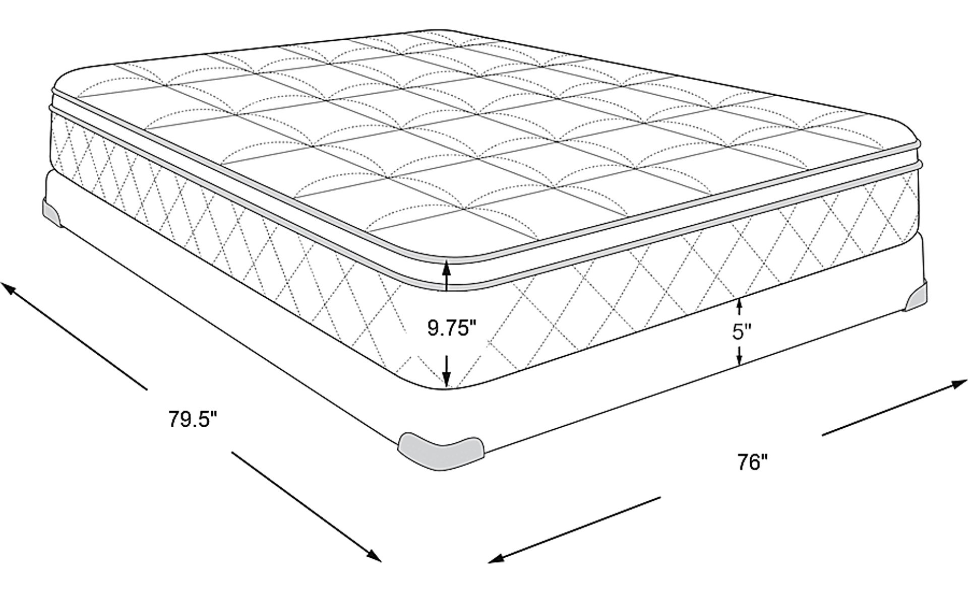 Dimension Image. Please refer to the Dimension Tab on this page for dimension details.
