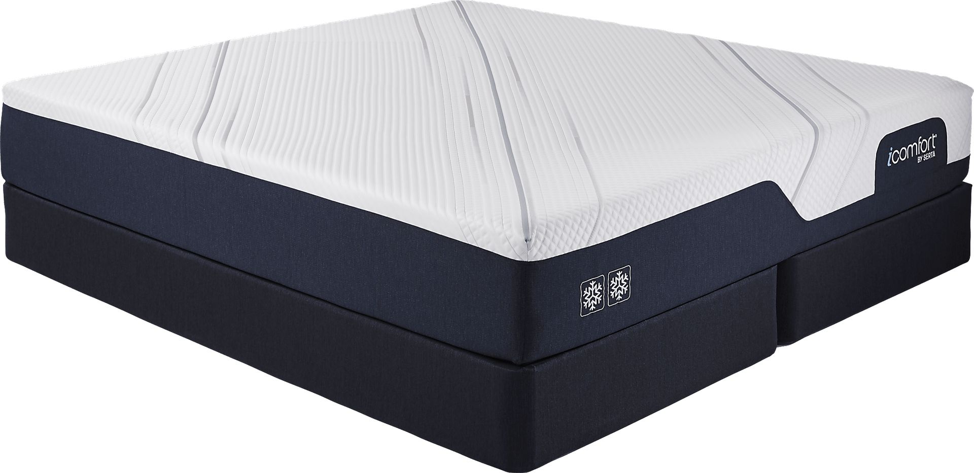 Serta iComfort CF2000 Low Profile King Mattress Set - Image 1