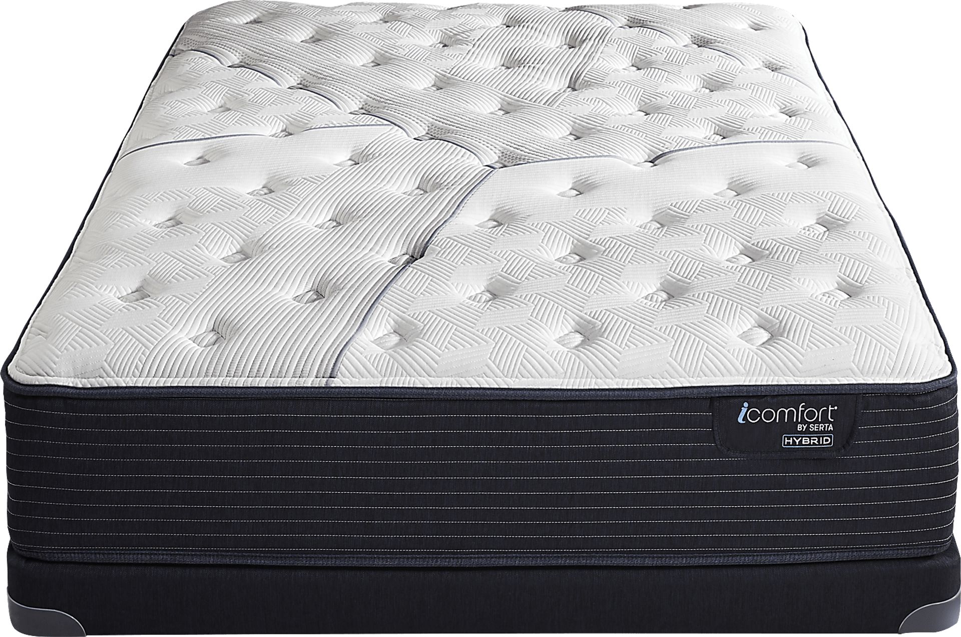 Serta iComfort CF2000C Quilted II Plush Low Profile Queen Mattress Set - Image 2