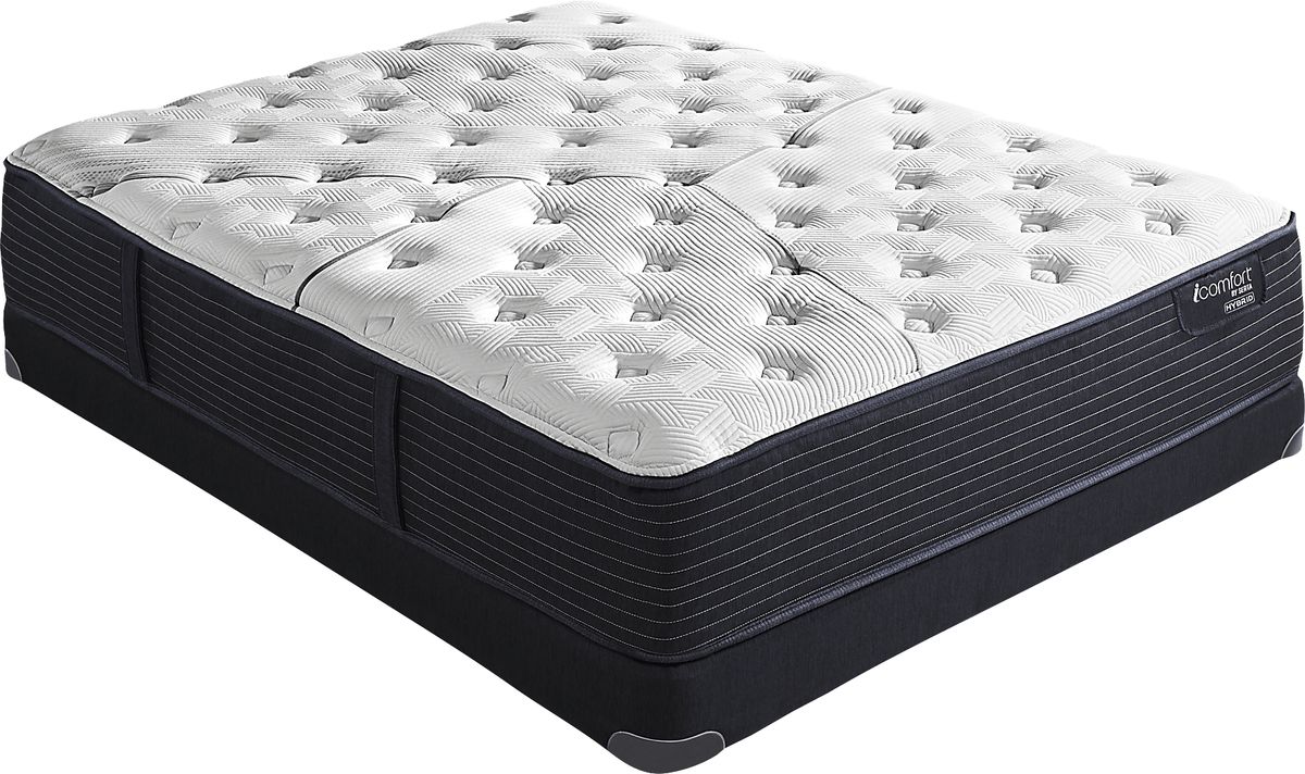 Serta Cf2000c Low Profile Queen Mattress Set Rooms To Go