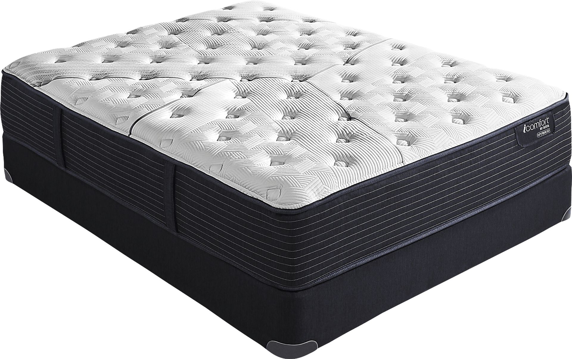 Serta iComfort CF2000C Quilted II Plush High Profile Queen Mattress Set - Image 1