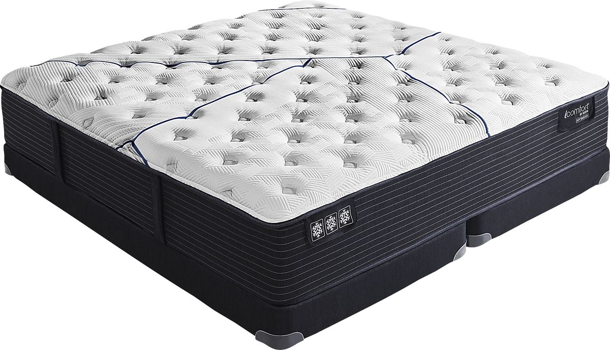 Serta Icomfort Cf3000 Quilted II Med Low Profile King Mattress Set ...